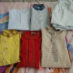 Pakistani boys kurta shalwar